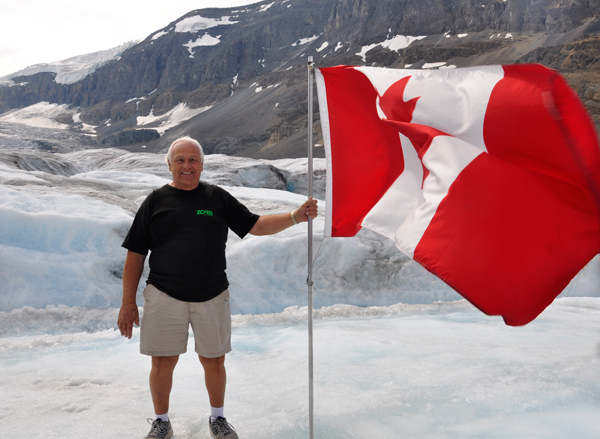 Lee Duquette and the Canadian Flag